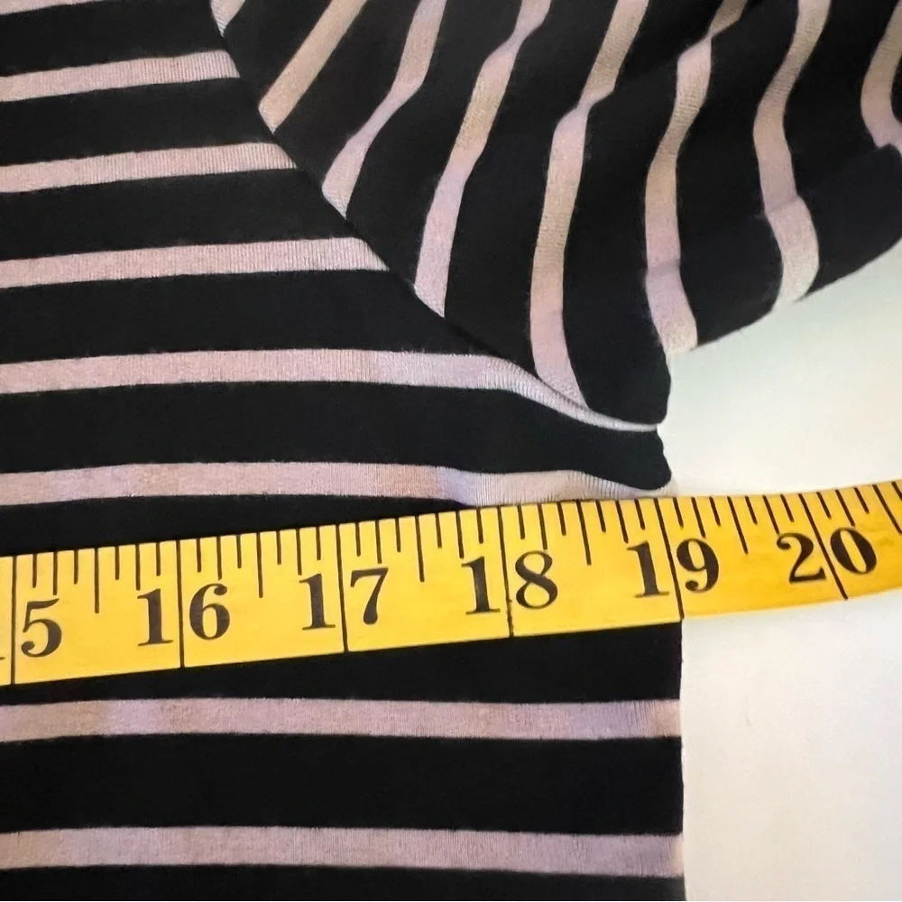 Anthropologie Dolan Left Coast Collection Open Front Striped Knit Blazer Size M
